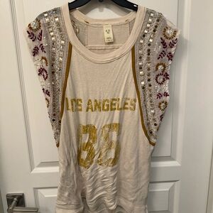 FREE PEOPLE SEQUIN TOP